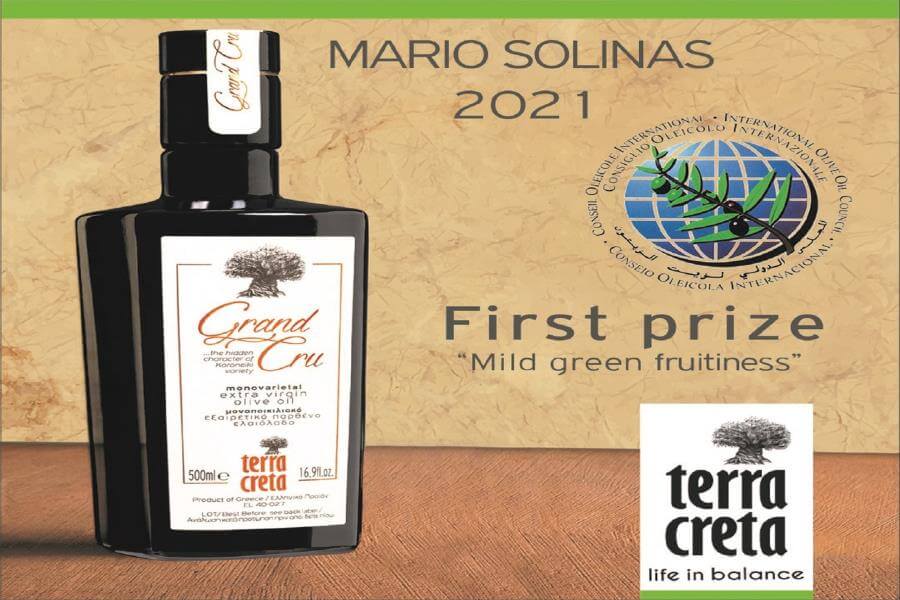 Πρώτο στο διαγωνισμό Mario Solinas 2021 το TERRA CRETA