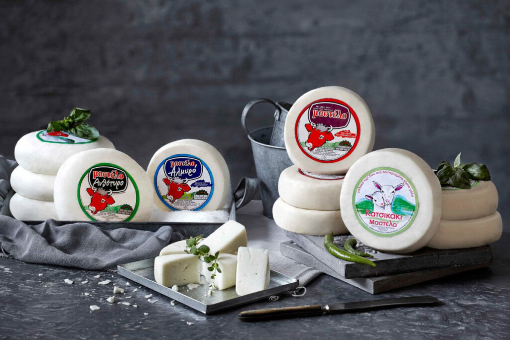 Mastelo soft cow cheese from Chios